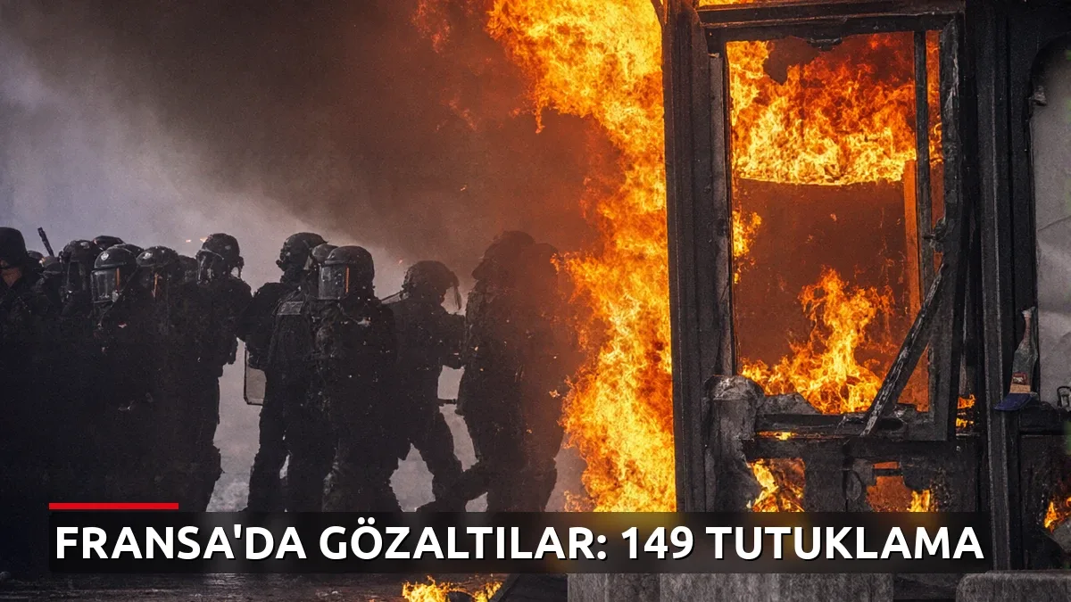 Fransa'daki gösterilerde 149 kişi tutuklandı