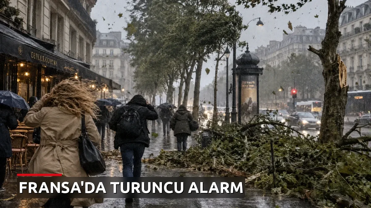 Fransa'yı Şimdi de Austen Fırtınası Vuracak: 15 Vilayette Turuncu Alarm!