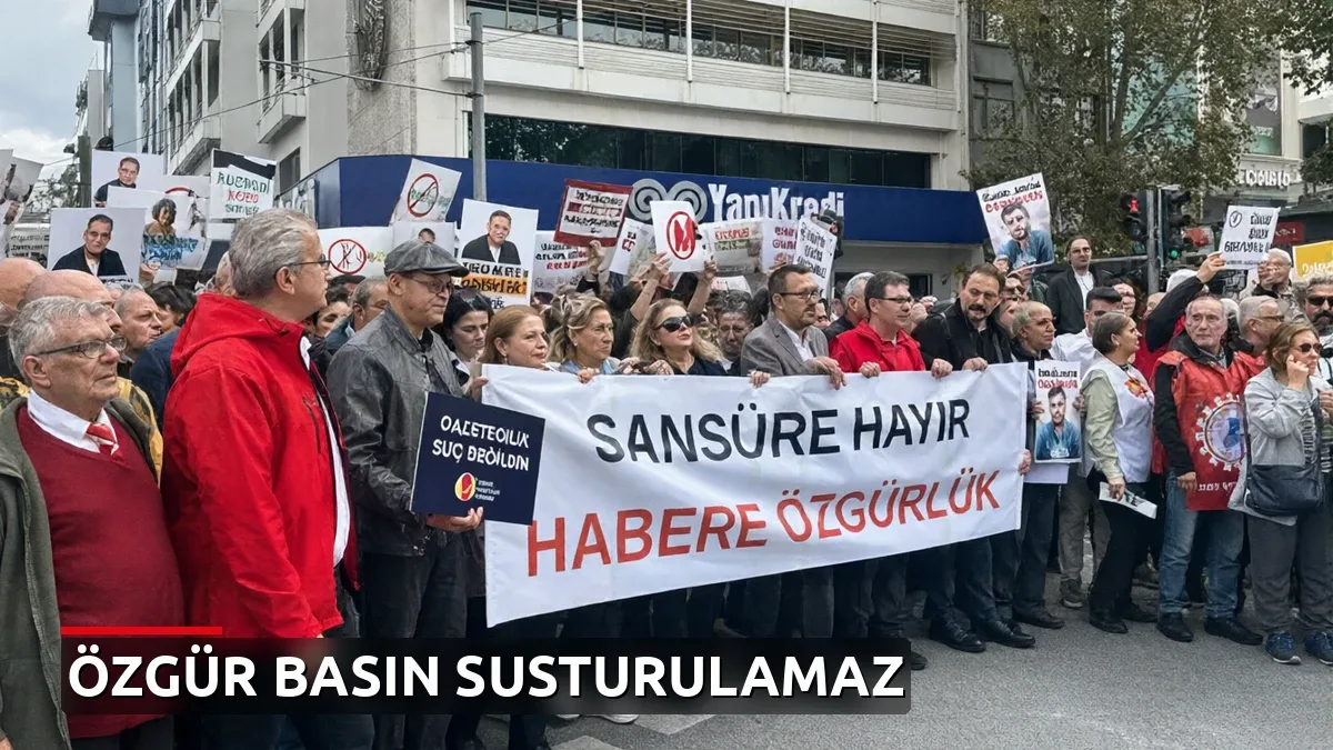 Gazeteciler Kadıköy'de buluştu: Çok sayıda kentte eş zamanlı basın özgürlüğü eylemi