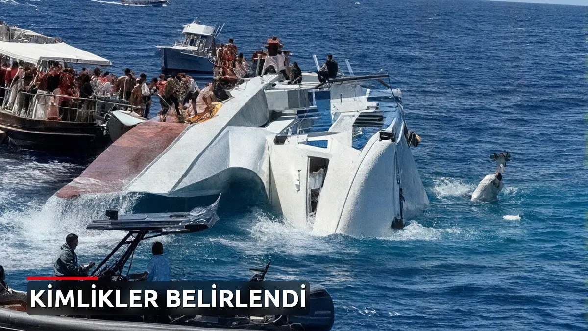 Girne açıklarındaki gemi kazasında iki naaşın kimliği belli oldu