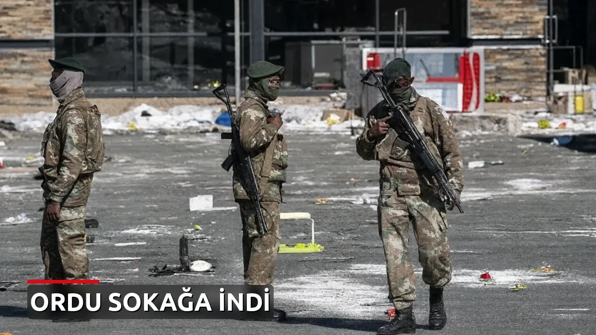 Güney Afrika'da Göçmen Karşıtı Gösteriler Şiddete Dönüştü, Ordu Sokaklara İndi