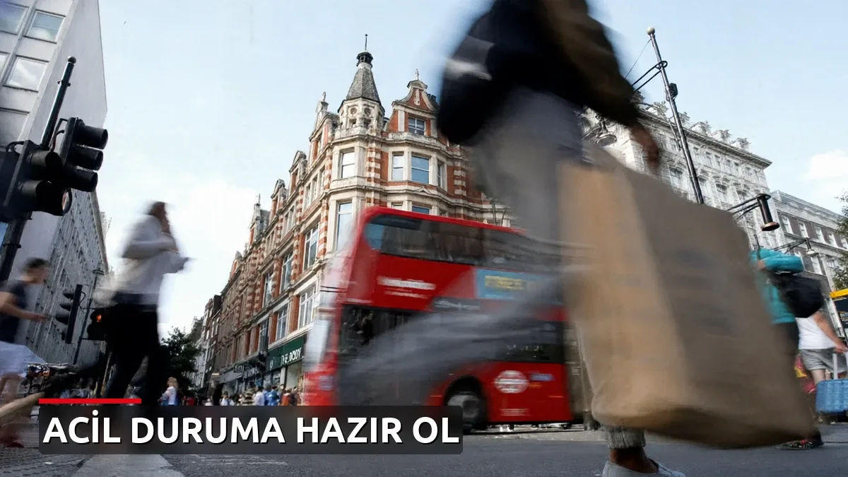 İngiltere'den Tüm Halka Hayati Çağrı: 3 Günlük Gıda ve Su Stoku Yapın