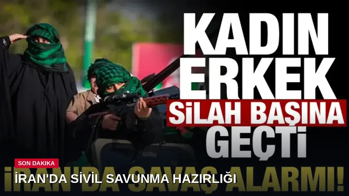 İran'da sivillere yoğun askeri eğitim! Kadın erkek ayrı ayrı alınıyor