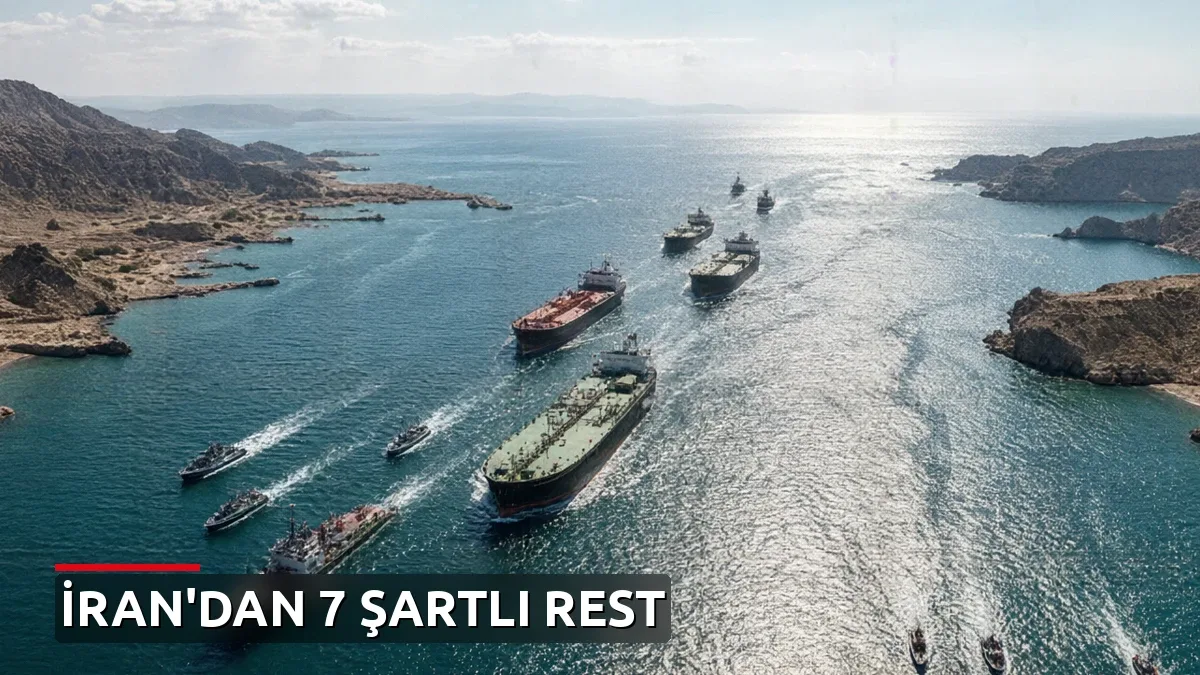 İran'dan ABD'ye 7 şartlı rest: Hürmüz Boğazı'nın kaderi Washington'a bağlı