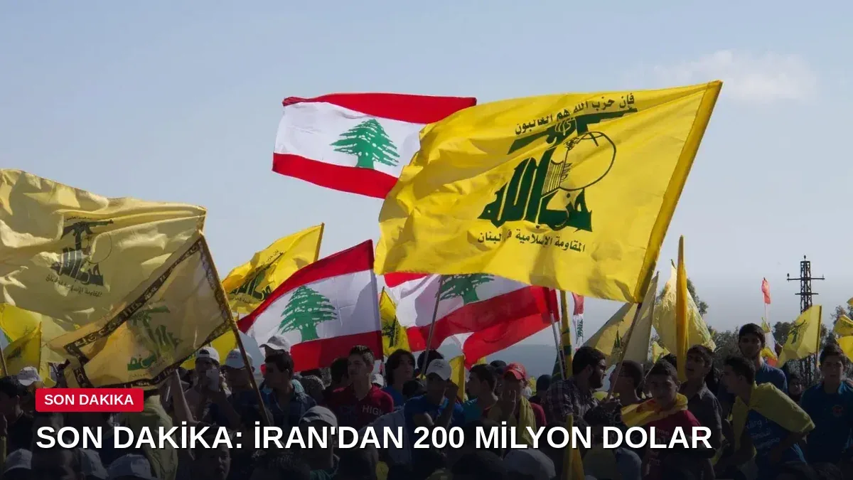 İran'dan Hizbullah'a 200 milyon dolarlık dev yardım! Lübnan için hamle masada