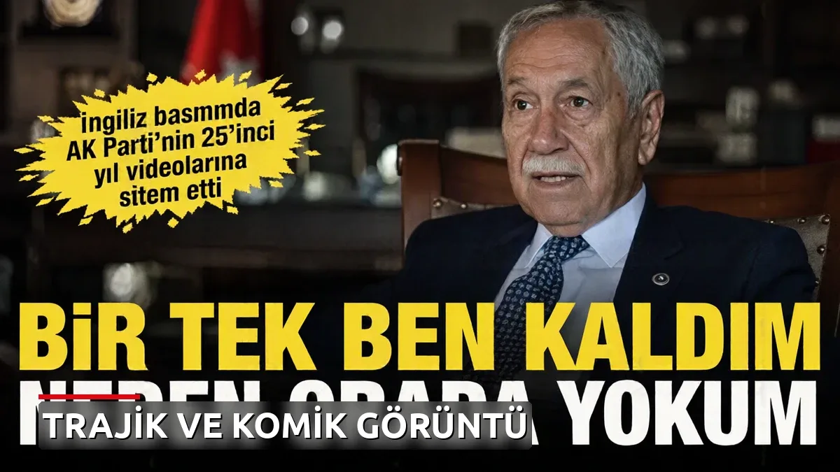 İsmail Saymaz'ı savunmak Bülent Arınç'a kaldı: Ev hapsini 'trajik ve komik' buldu