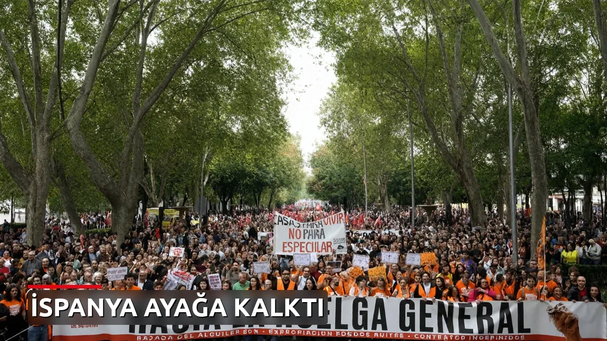 İspanya konut krizinde büyük patlama: 50 kentte sokaklar doldu, polis müdahalesi gerginliği tırmandırdı