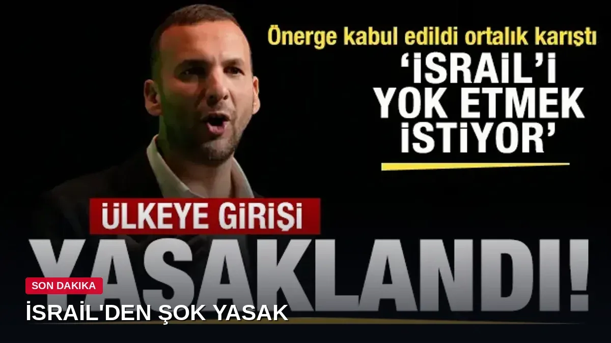 İsrail'den Yeşiller Partisi Liderine Giriş Yasağı! 'Siyonizm Irkçılıktır' Önergesi Kabul Edilmişti