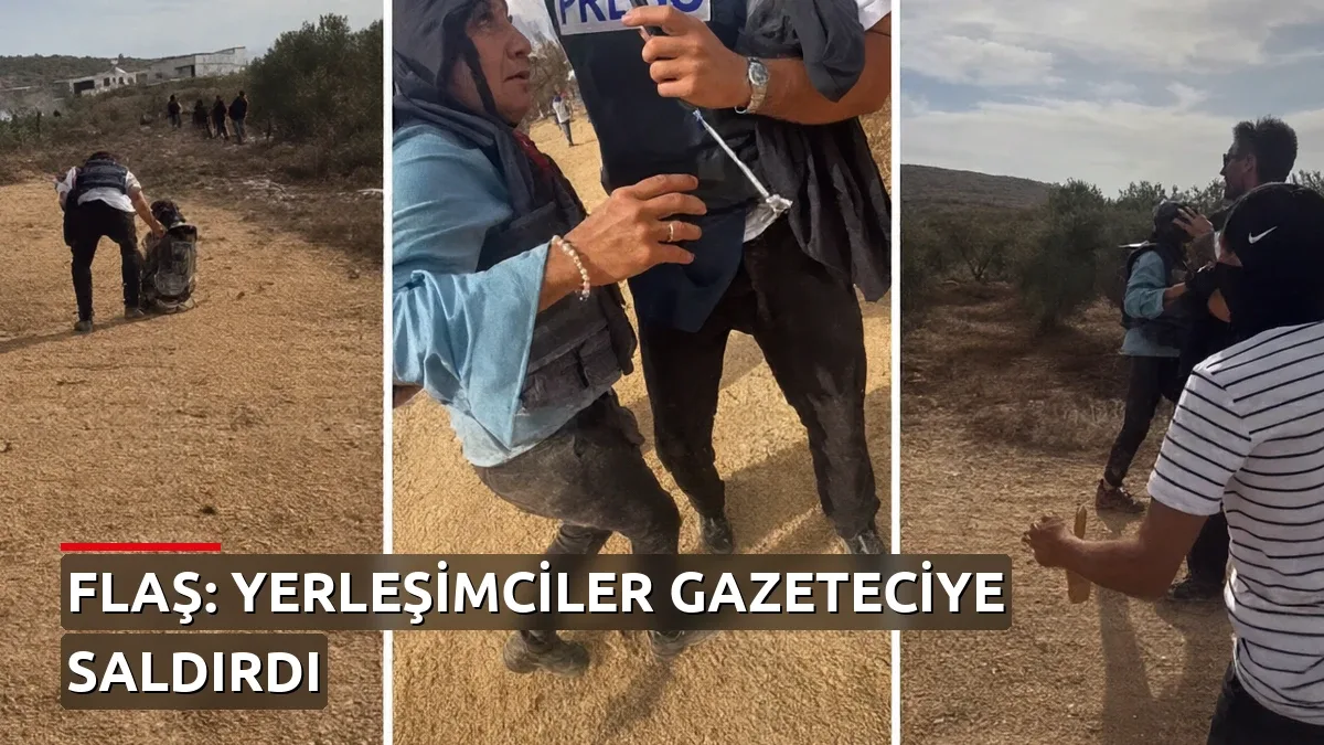 İsrailli yerleşimciler Amerikalı ödüllü foto muhabirine saldırdı