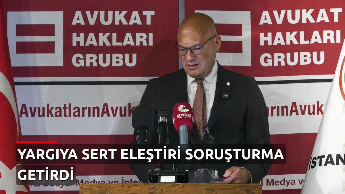 İstanbul Barosu Başkan Adayı Kanadoğlu'na Soruşturma Başlatıldı