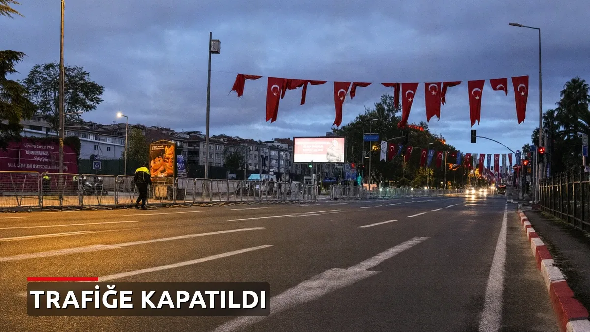 İstanbul'da 29 Ekim'de Trafiğe Kapatılacak Yollar Belli Oldu