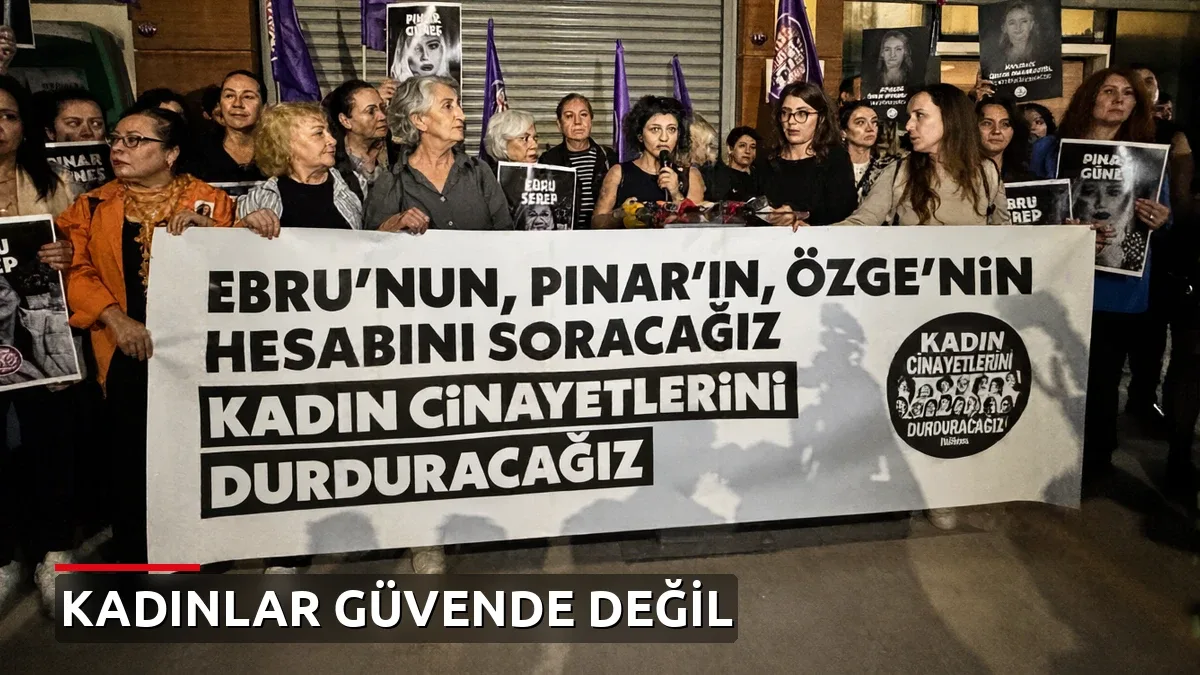 İzmir'de 10 Günde 3 Kadın Cinayeti: 'Artık Yeter' Diyen Kadınlar Sokağa Döküldü