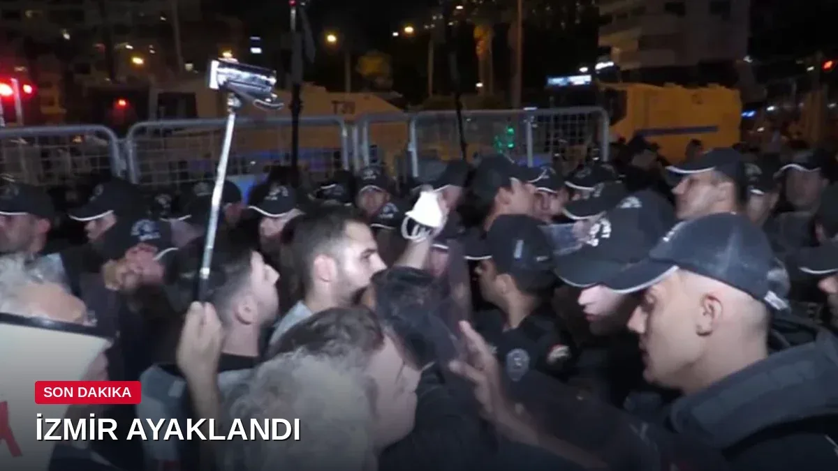 İzmir'de Cemil Tugay protestosuna polis bariyeri: Meydanlar ablukaya alındı