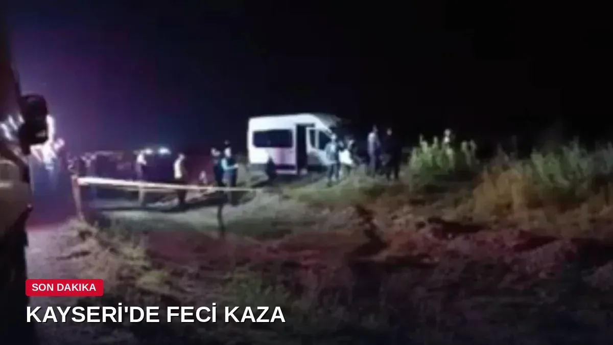 Kayseri'de feci kaza: 1 ölü, 15 yaralı