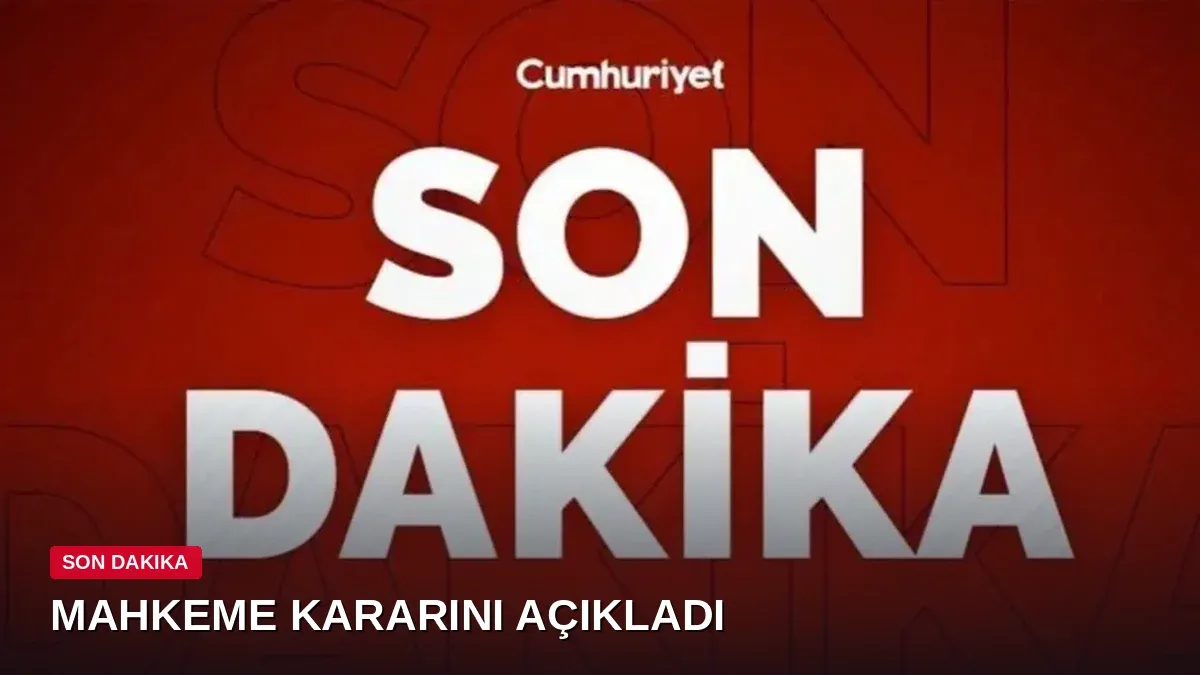 Kent Uzlaşısı davasında karar açıklandı: 8 isme beraat, 2 isme hapis cezası