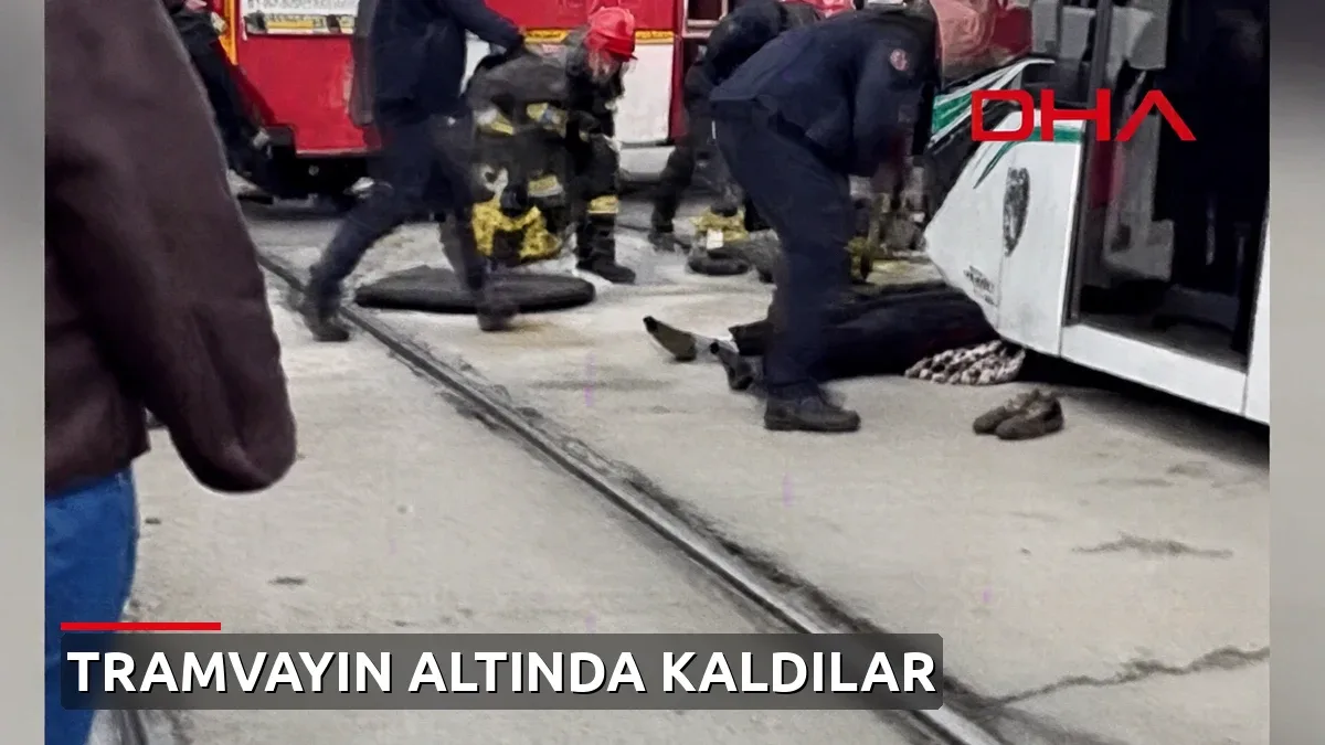 Kocaeli'de tramvay kazası: Raylardan geçmeye çalışan 2 kadın tramvayın altında kaldı
