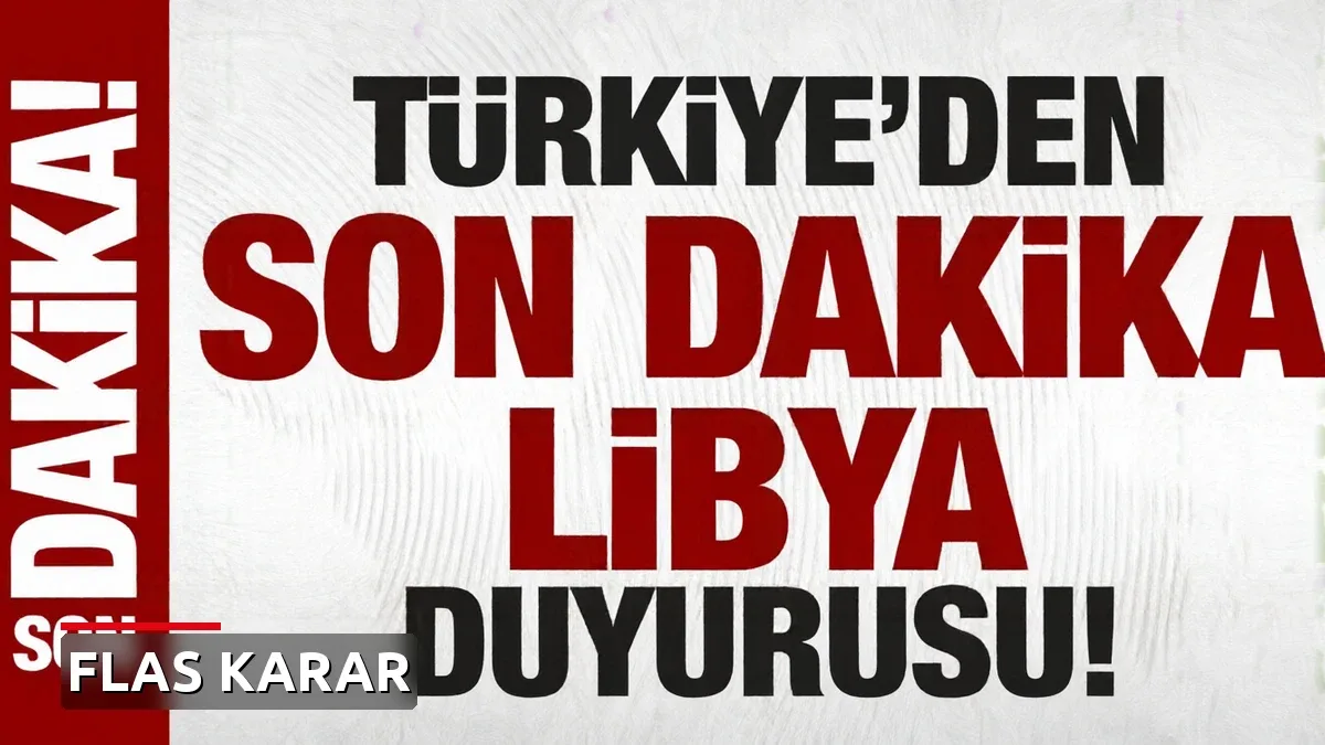 Libya'dan Türkiye ile Deniz Yetki Alanları Mutabakatına Yeşil Işık