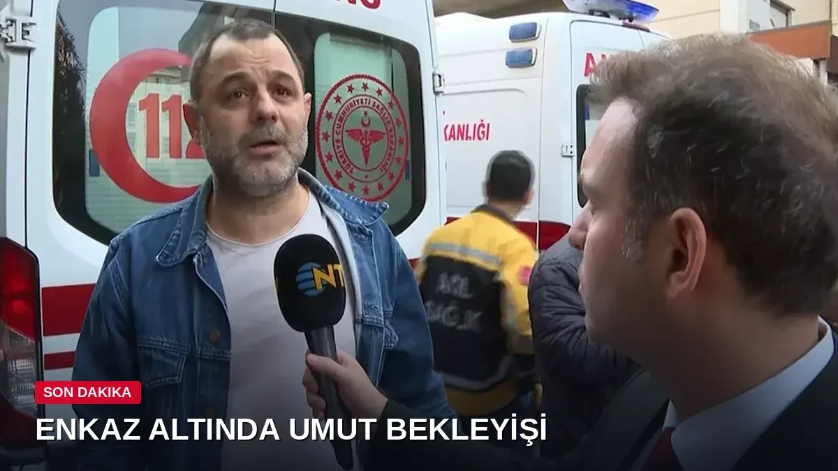 Maltepe'de çöken binada arama kurtarma çalışmaları devam ediyor: Görgü tanıkları anlattı