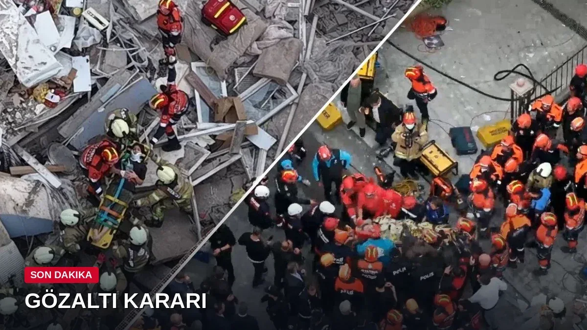 Maltepe'de Çöken Binayla İlgili Yeni Gelişme: 2 Kişi Gözaltına Alındı