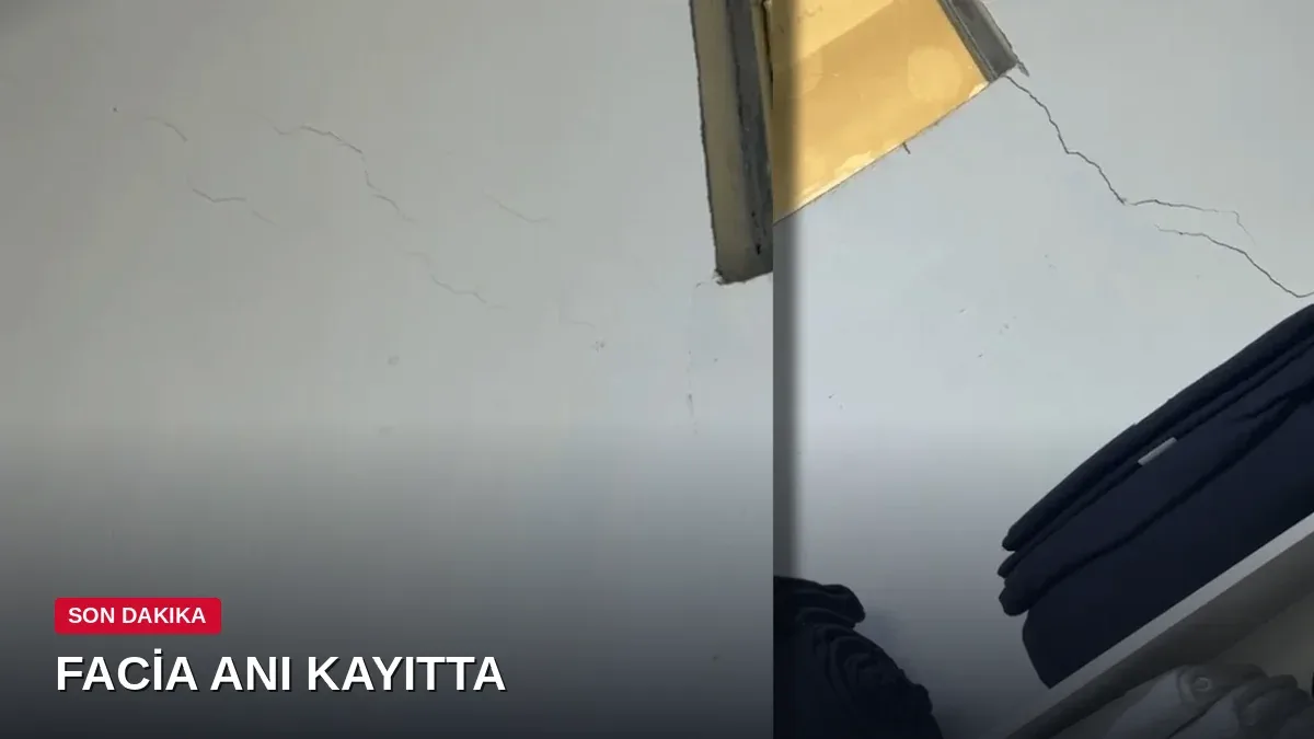 Maltepe'deki Facia Adım Adım Gelmiş: Duvardaki Çatlaklar Kameraya Alınmış