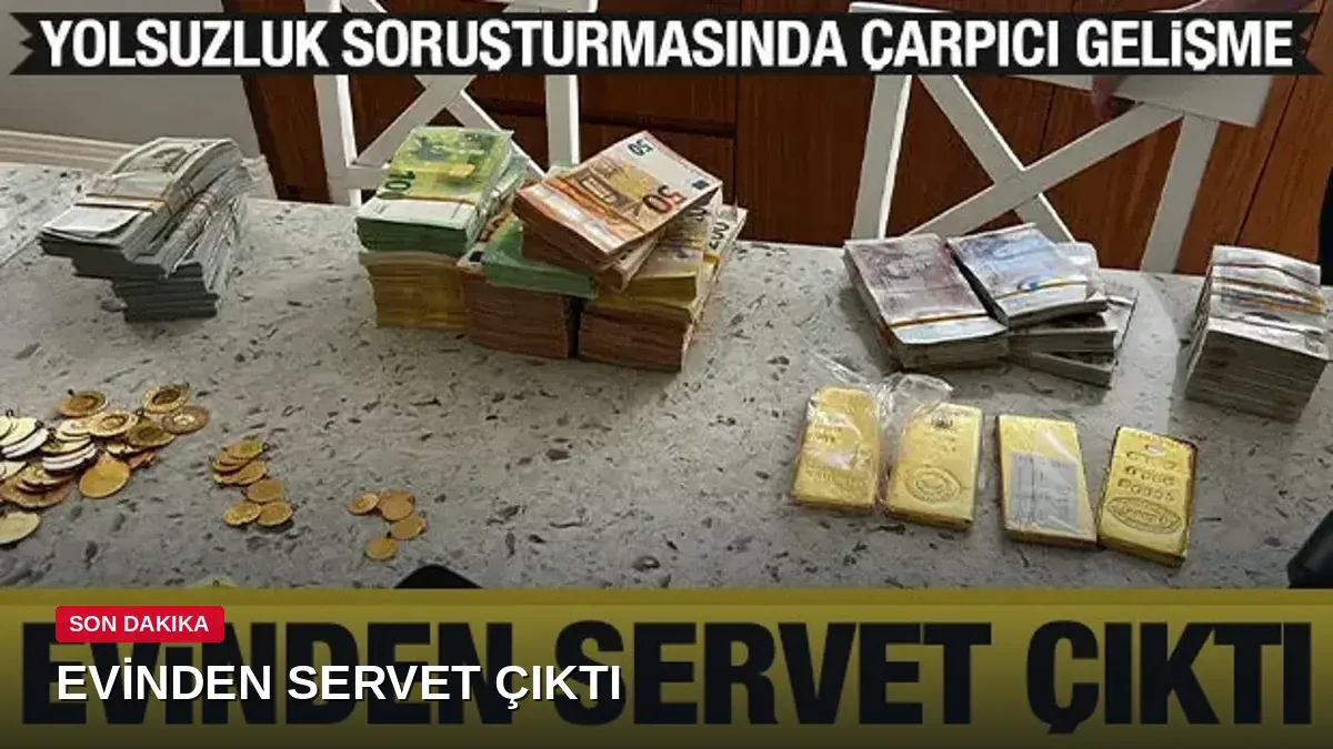 Mersin'de büyük operasyon: Şüphelinin evinden servet çıktı
