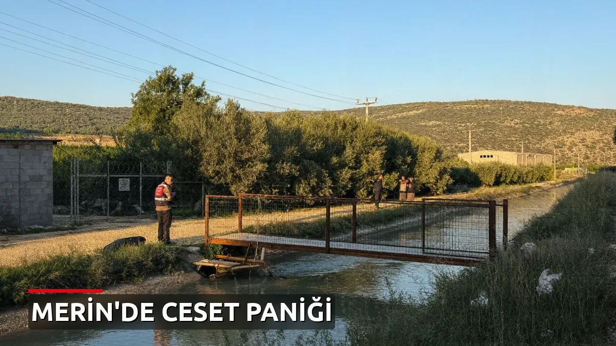 Mersin'de Sulama Kanalında Erkek Cansız Bedeni Bulundu