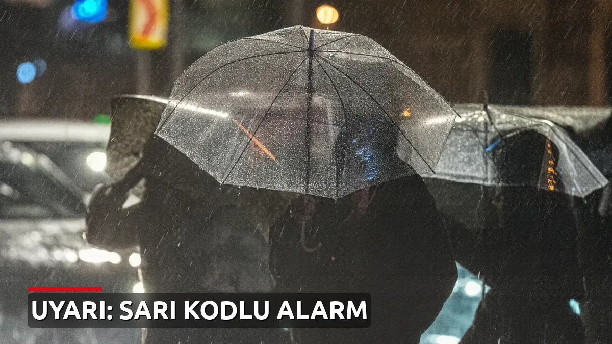Meteorolojiden kuvvetli yağmur uyarısı: Yarın sabah başlayacak, İstanbul'a ulaşacak