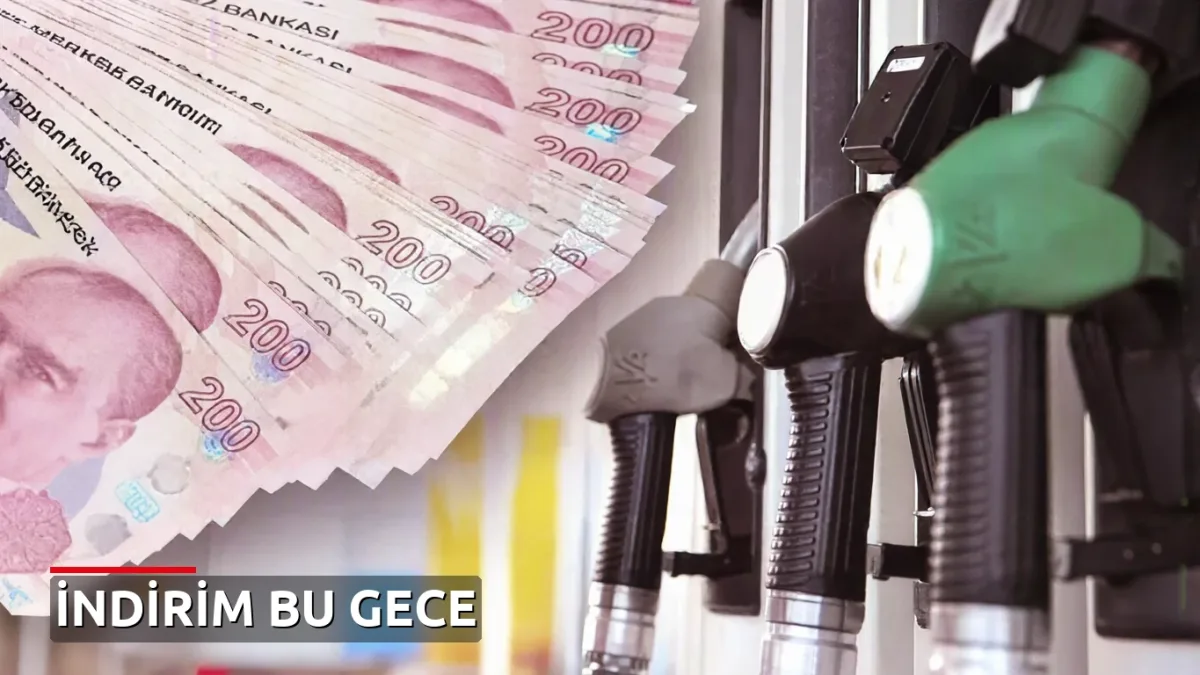Motorin fiyatlarına indirim geliyor: Tabelalar bu gece güncellenecek