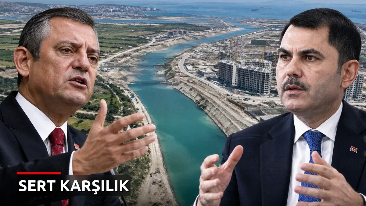 Murat Kurum'dan Özgür Özel'in 'Kanal İstanbul' Eleştirilerine Sert Yanıt
