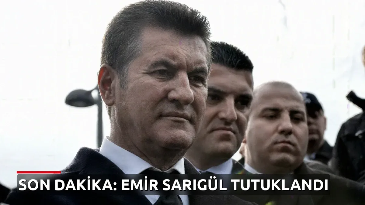 Mustafa Sarıgül'e bir kötü haber daha: Oğlu Emir Sarıgül tutuklandı