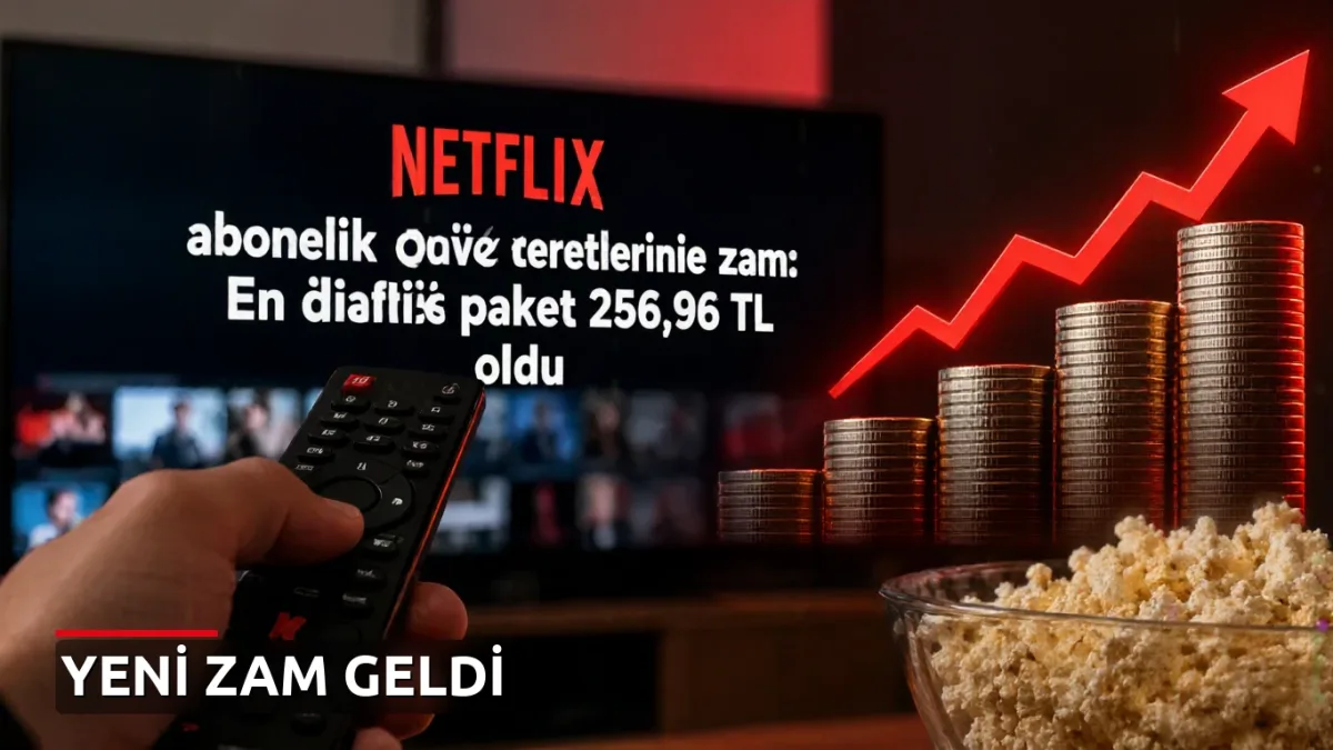 Netflix Türkiye'de abonelik ücretlerine zam: En düşük paket 259,99 TL oldu