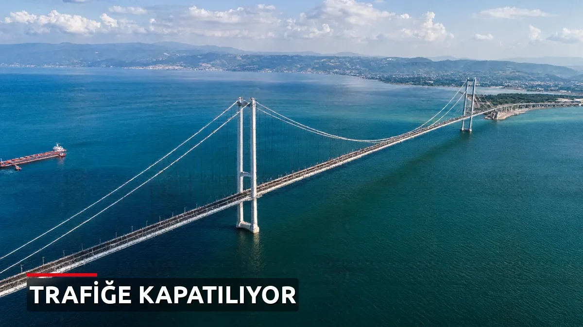 Osmangazi Köprüsü 29 Ekim'de Trafiğe Kapatılacak