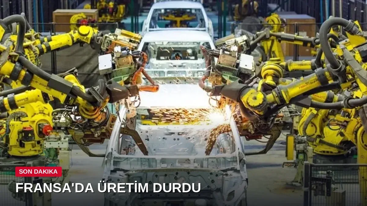 Otomotiv devi Stellantis Fransa'da üretim durduruyor: Dört fabrikada şalter iniyor