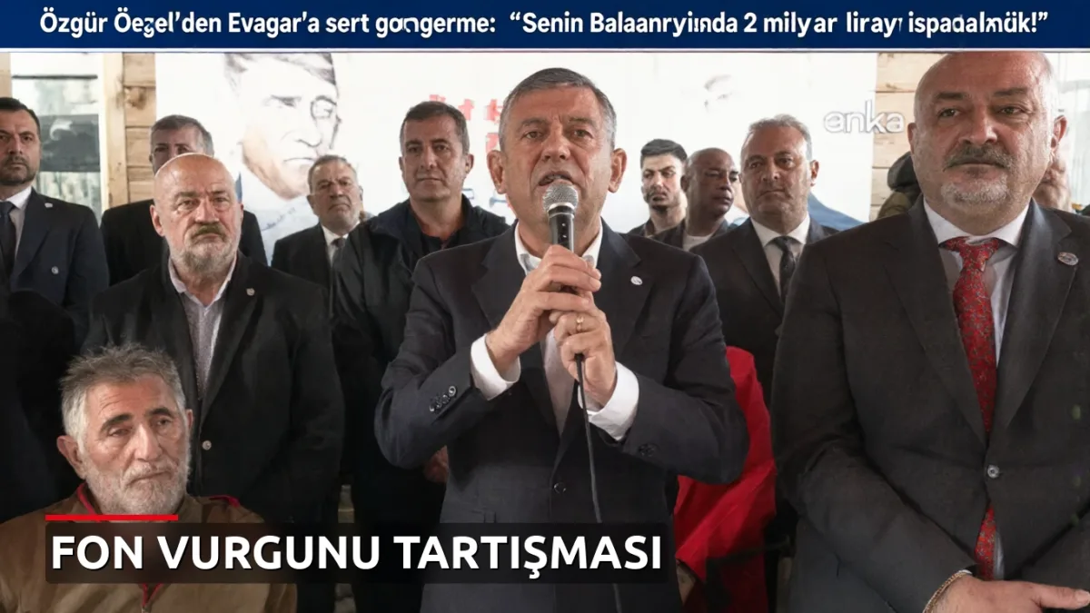 Özgür Özel'den Erdoğan'a sert gönderme: 'Senin Bakanında 2 milyar lirayı ispatladık!'