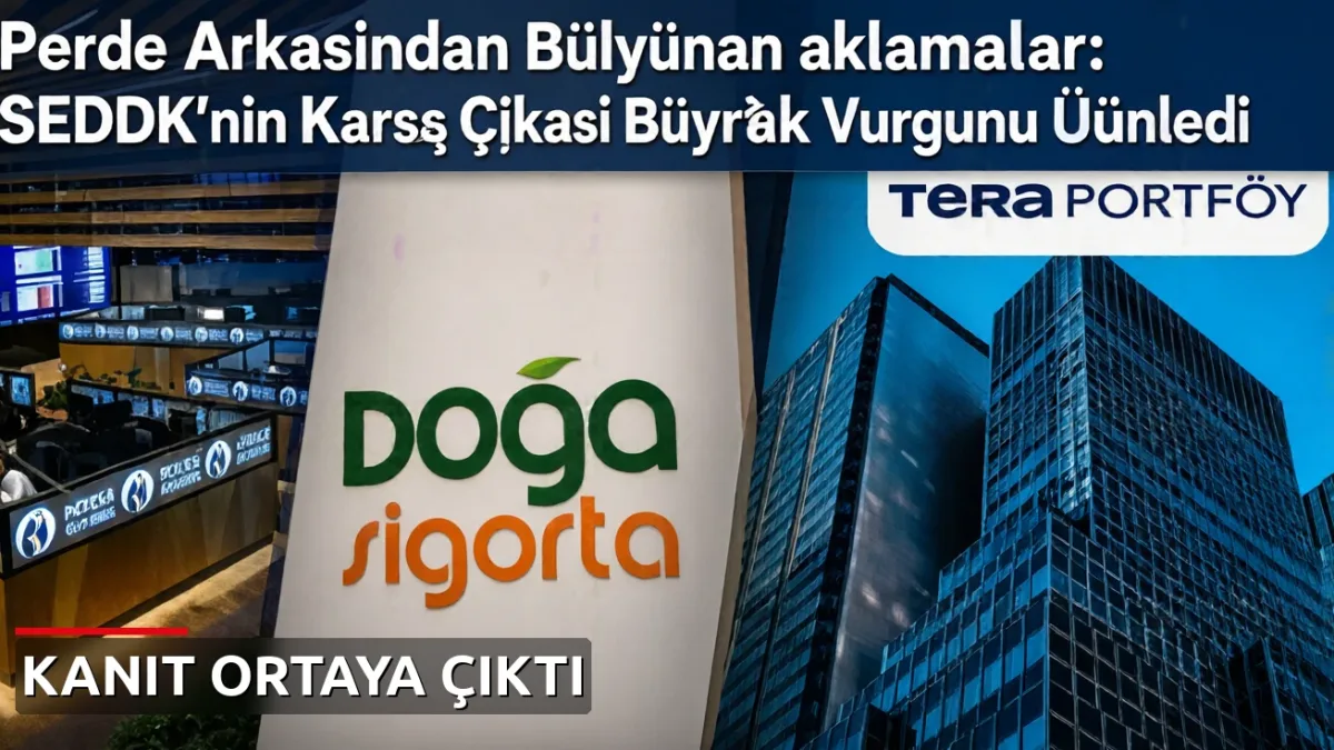 Perde Arkasından Büyükan aıklamalar: SEDDK'nin Karşı Çıkışı Büyük Vurgunu Önledi