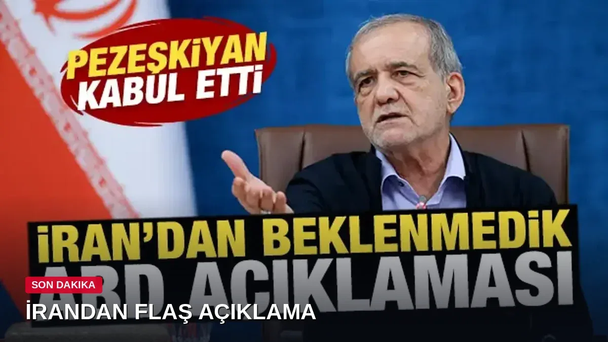 Pezeşkiyan'dan ABD'ye ilişkin beklenmedik açıklama: Ekonomik baskı arttı