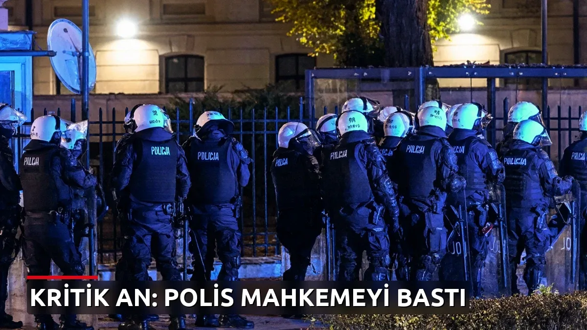 Polonya'da Siyasi Deprem! Polis Anayasa Mahkemesi'ne Baskın Düzenledi