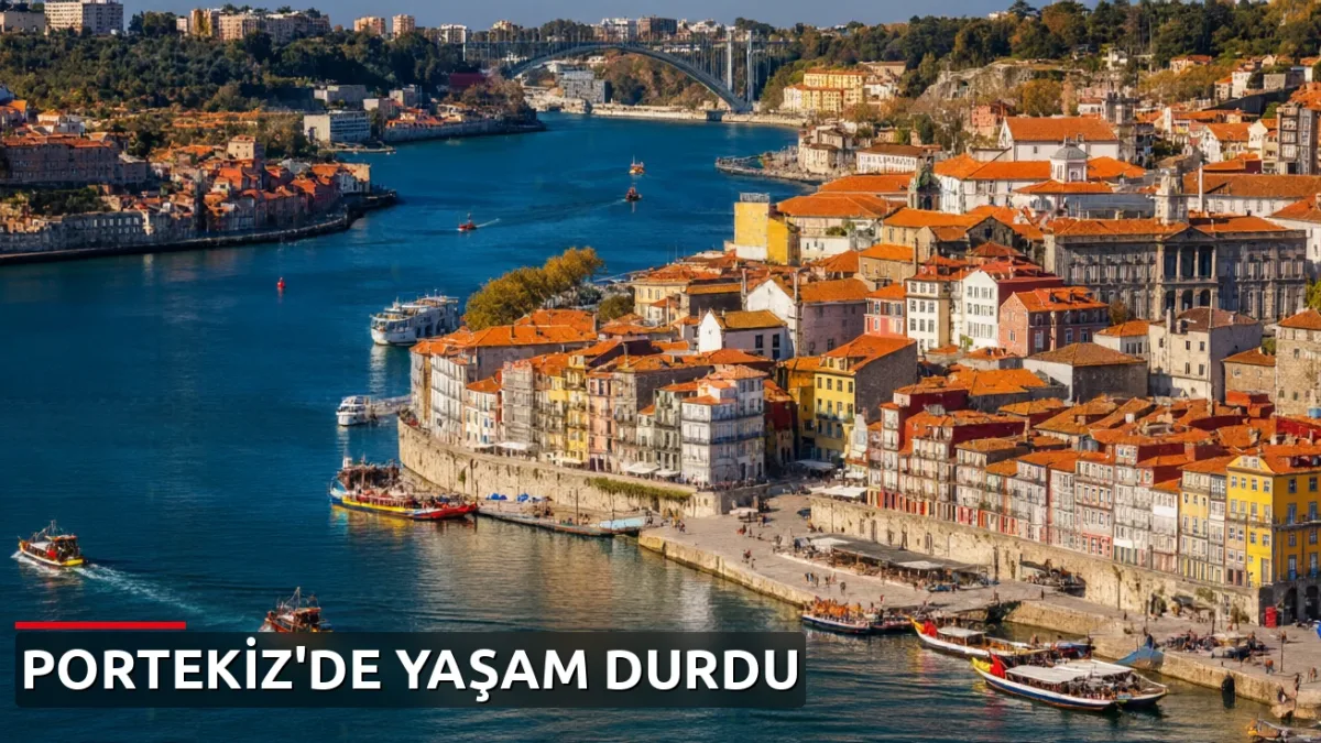 Portekiz'de hayat durdu: Okullar kapandı, yüzlerce uçuş iptal edildi