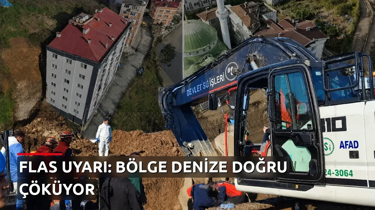 Prof. Dr. Bektaş uyardı: Bölge denize doğru çöküyor, depremler de heyelanları tetikliyor