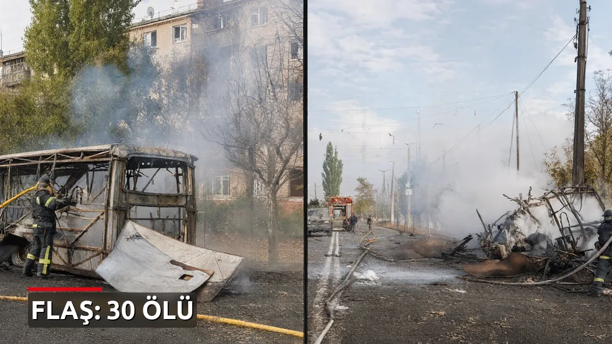 Rus ordusunun otobüs saldırısında 30 kişi hayatını kaybetti, 18 kişi yaralandı
