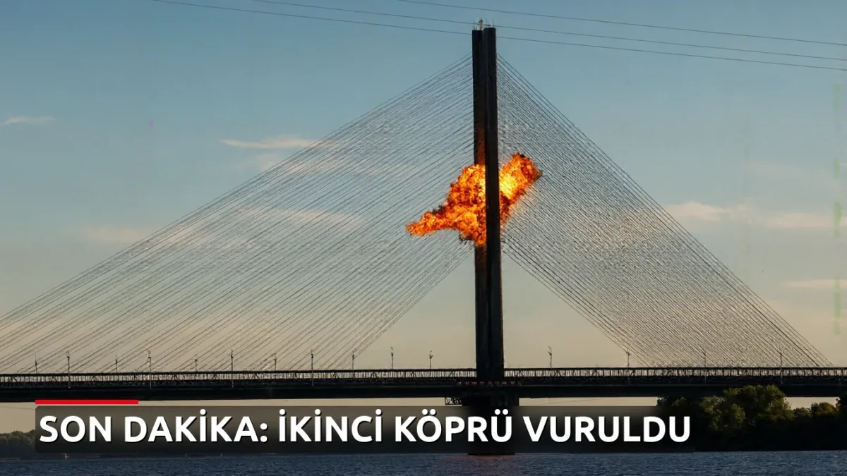 Rusya, Kiev'deki ikinci büyük köprüyü de vurdu: Saldırılar başkenti felç ediyor