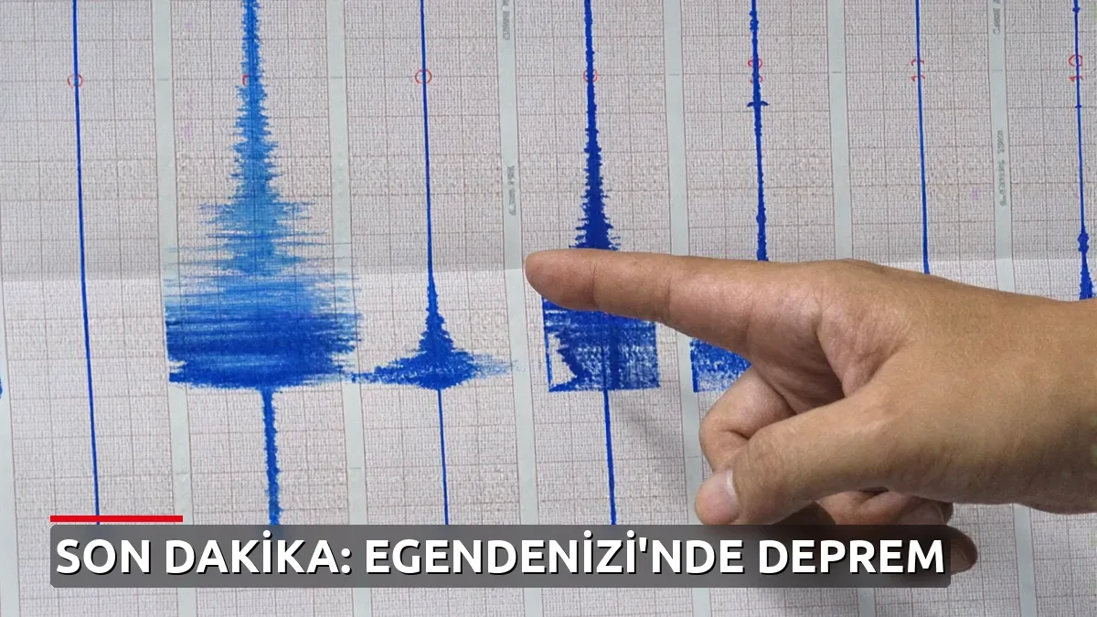Son dakika: Ege Denizi'nde deprem! 3.7 büyüklüğünde sarsıntı kaydedildi
