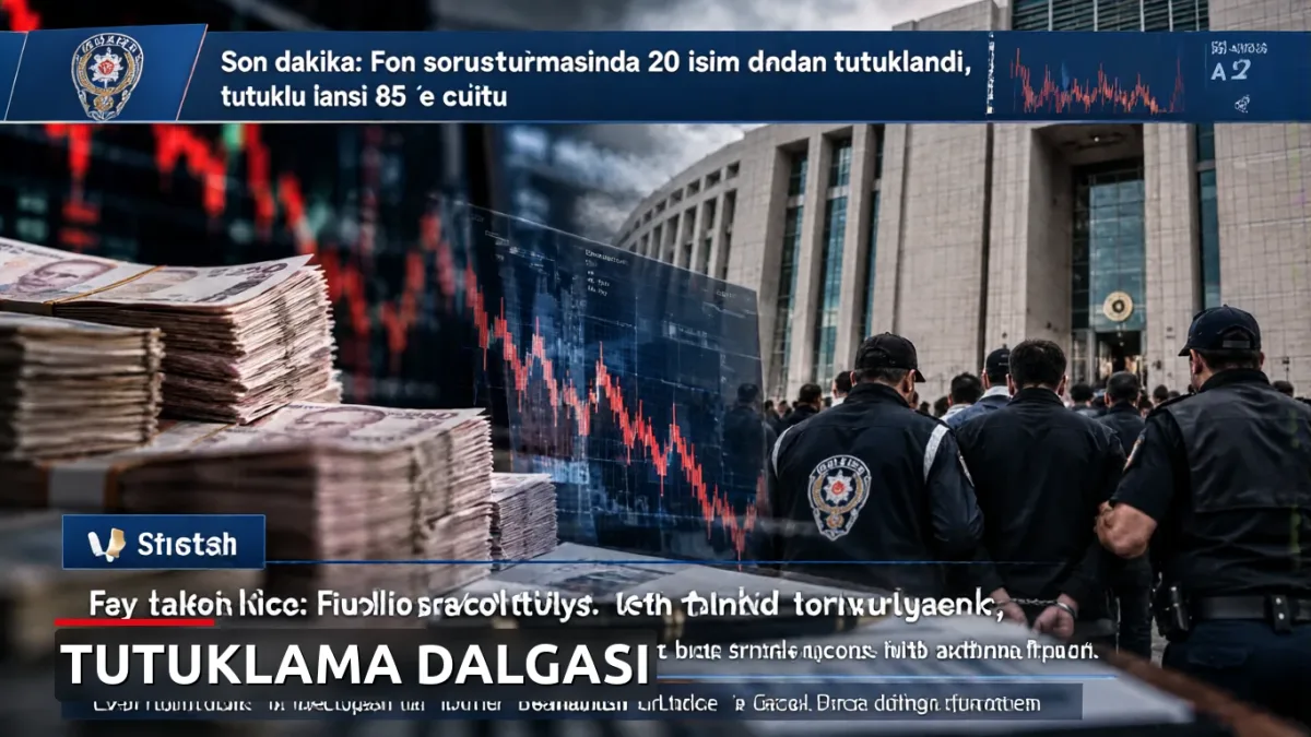 Son dakika: Fon soruşturmasında 20 isim daha tutuklandı, tutuklu sayısı 85'e çıktı