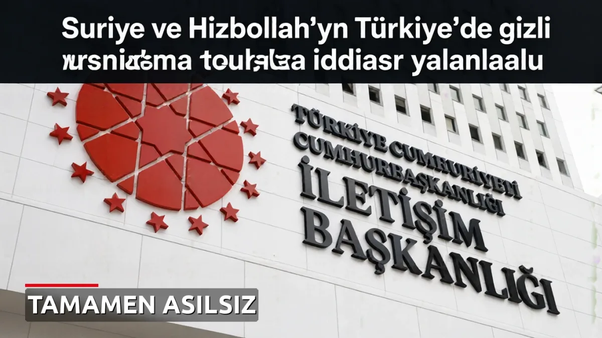 Suriye ve Hizbullah'ın Türkiye'de gizli görüşme yaptığı iddiası yalanlandı