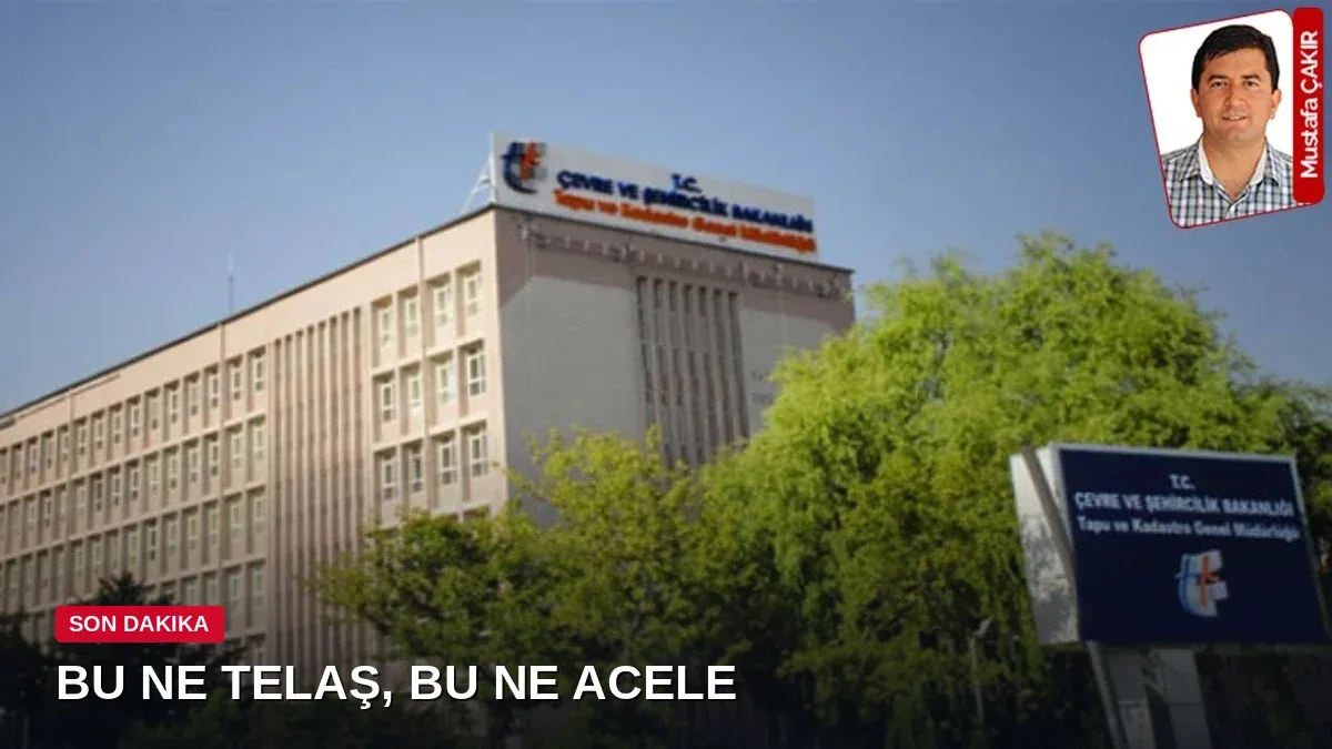 TBMM'de Kadastro İhaleleri Tartışması: Karasu'dan 'Bu Ne Telaş, Bu Ne Acele' Sorusu