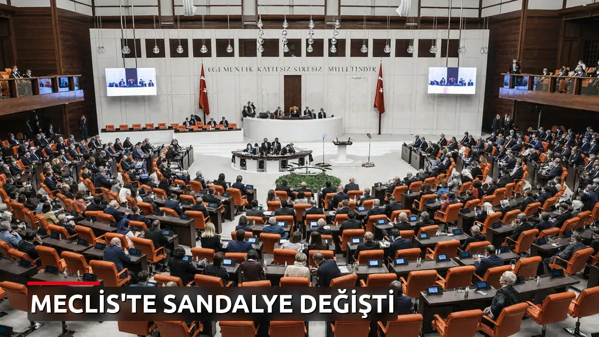 TBMM'de Sandalye Dağılımı Değişti: AK Parti 281 Sandalyeye Yükseldi
