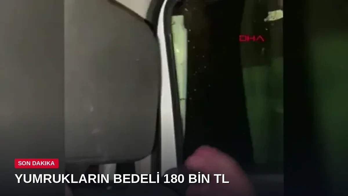 Trafik terörü: Yumruklarla saldırdı, 180 bin TL ceza ve araçtan oldu
