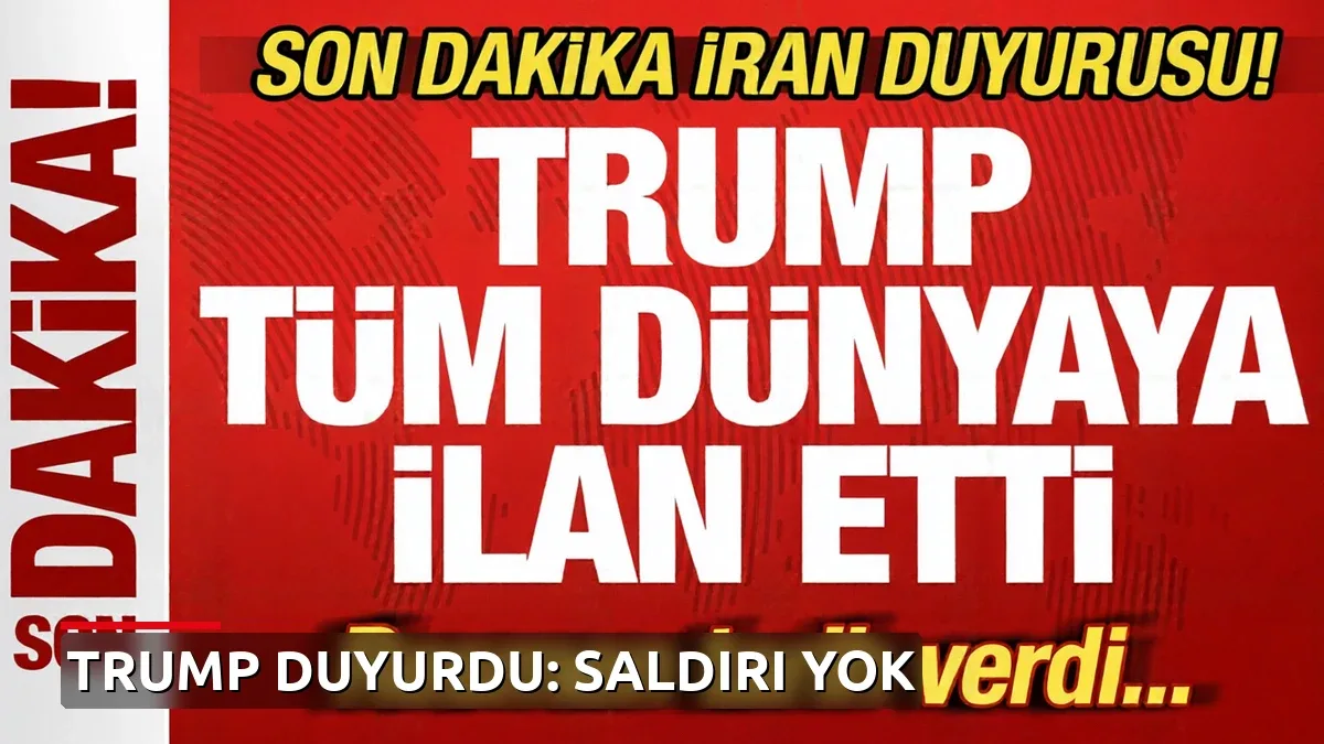 Trump tüm dünyaya duyurdu! İran'a saldırı tarihini açıkladı