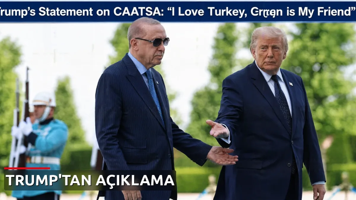 Trump'tan CAATSA Açıklaması: 'Türkiye'yi Seviyorum, Erdoğan Benim Dostum'