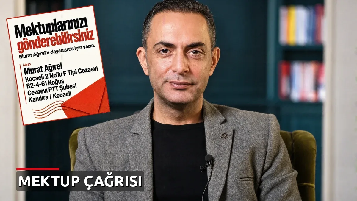 Tutuklu gazeteci Murat Ağırel mektup adresini paylaştı: 'Hücre malum, biraz tenha...'